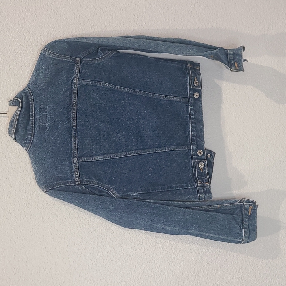 Vintage y2k Express jeans denim jeans jacket small - Picture 7 of 8